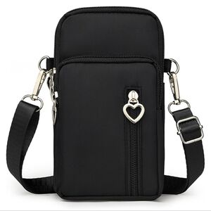 Crossbody Bag Cell Phone Sleeve Concert Venue Bag Adiustable Strap Arm Wrist NWT
